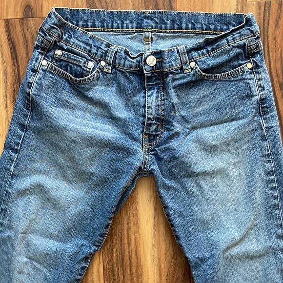 Lacoste 40 alligator 40 LBH Blue Jeans Boys Denim Pockets Zipper belt loops play - Picture 5 of 16